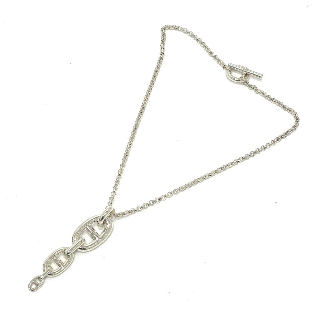 HERMES Necklace SV925 Silver Ungenerous Women