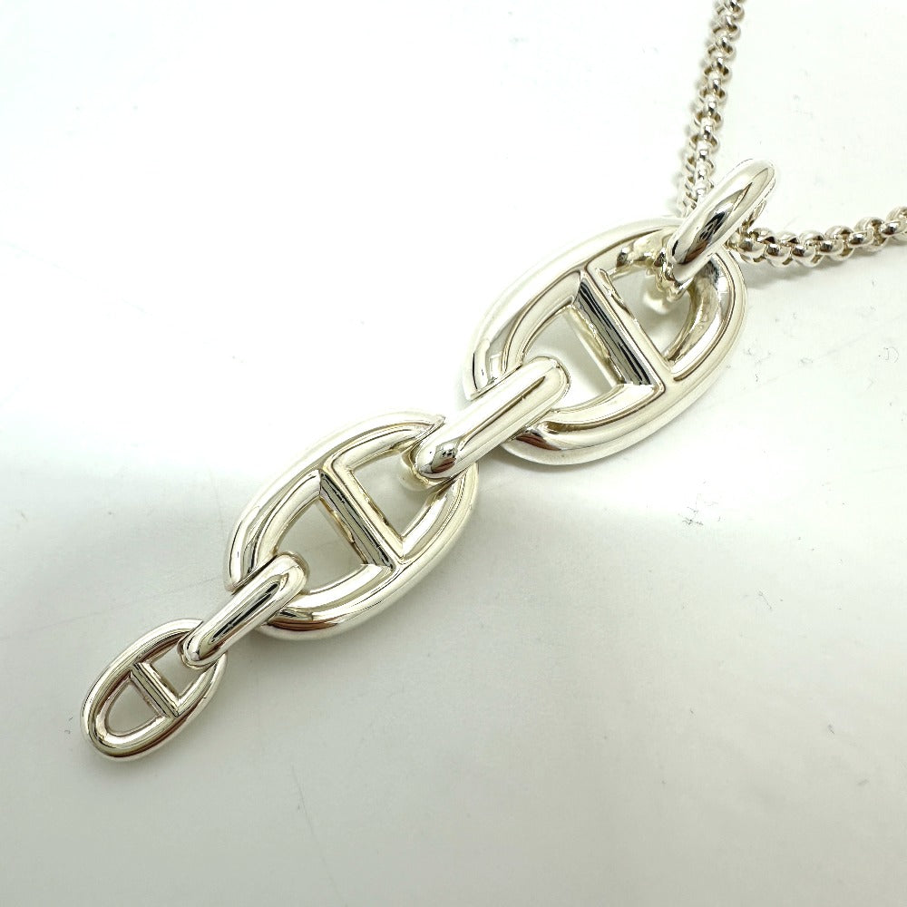 HERMES Necklace SV925 Silver Ungenerous Women