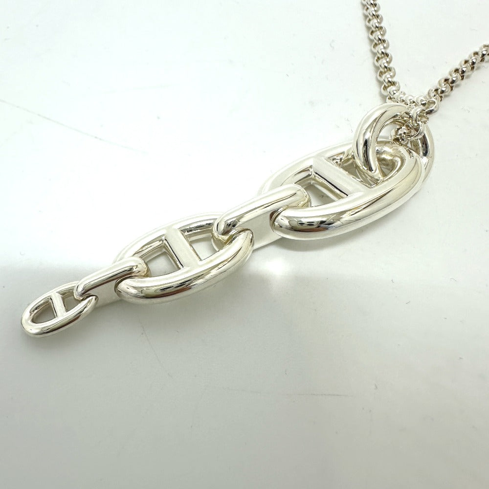 HERMES Necklace SV925 Silver Ungenerous Women