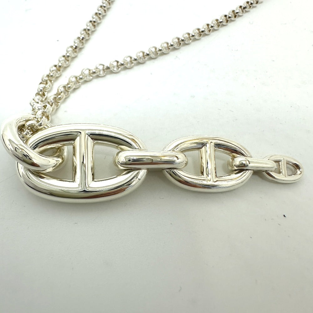 HERMES Necklace SV925 Silver Ungenerous Women