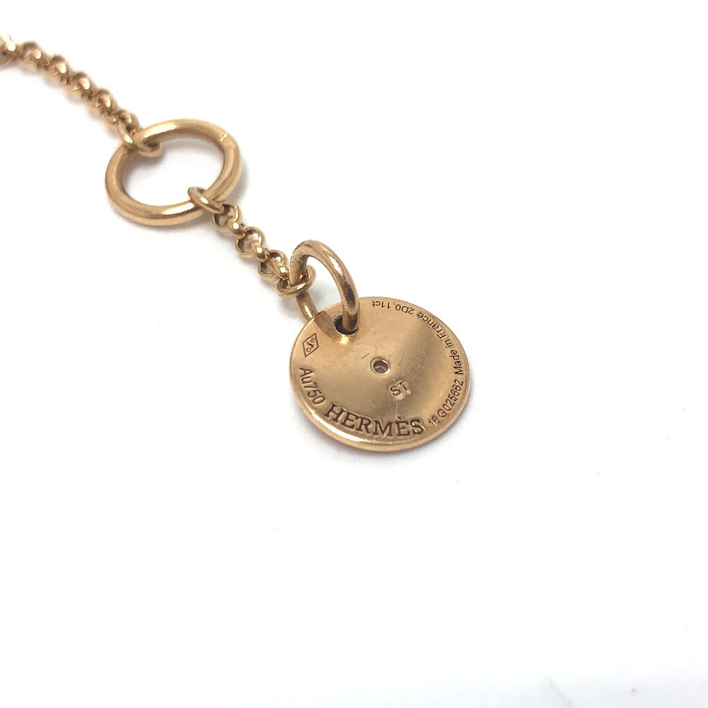 HERMES bracelet 18K Pink Gold gold Bracelet Gunbird Clou de Sel Women