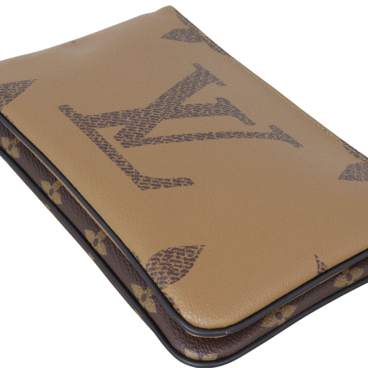 Louis Vuitton Double Zip Pochette Monogram Giant Reverse