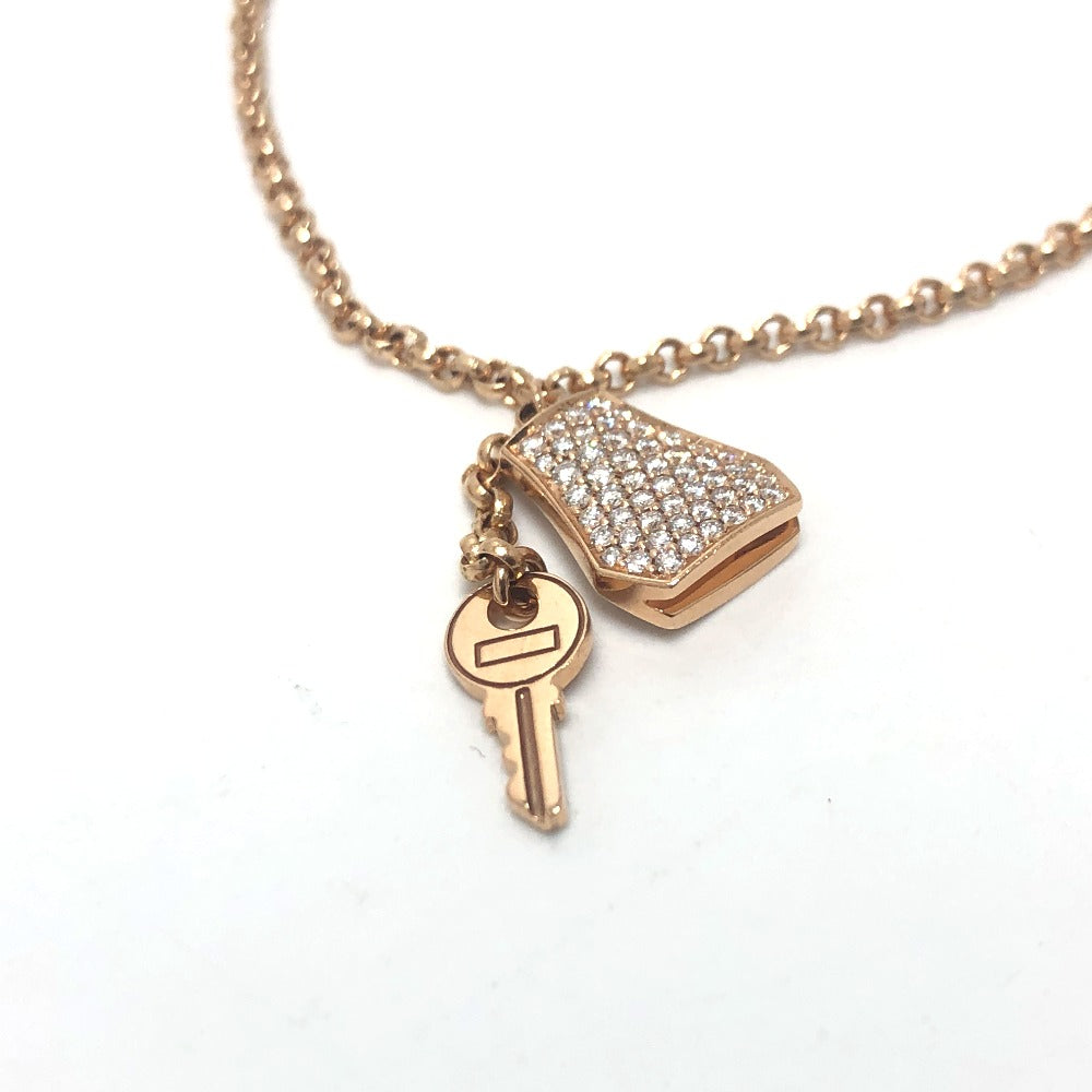 HERMES bracelet 18K Pink Gold gold K18PG Kelly Clochette