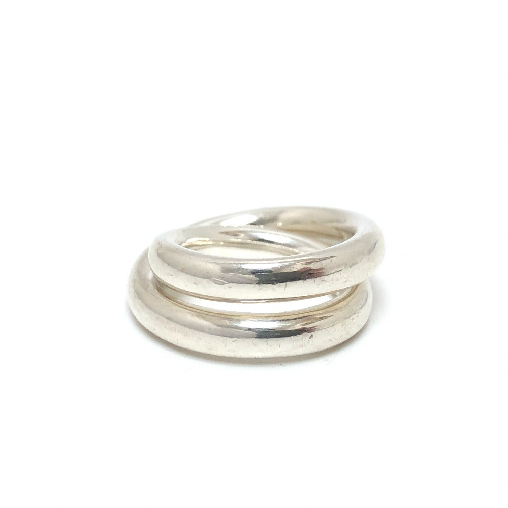 HERMES Ring SV925 Silver Vertige Women 50