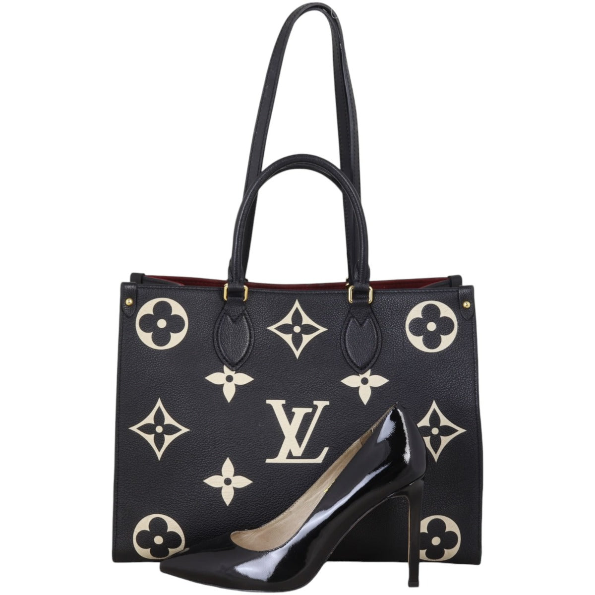 Louis Vuitton OnTheGo MM Monogram Empreinte Giant Bicolour
