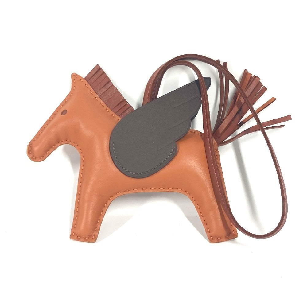 HERMES charm Anyo Miro Brown horse cheval Pegasus MM Pegasus MM