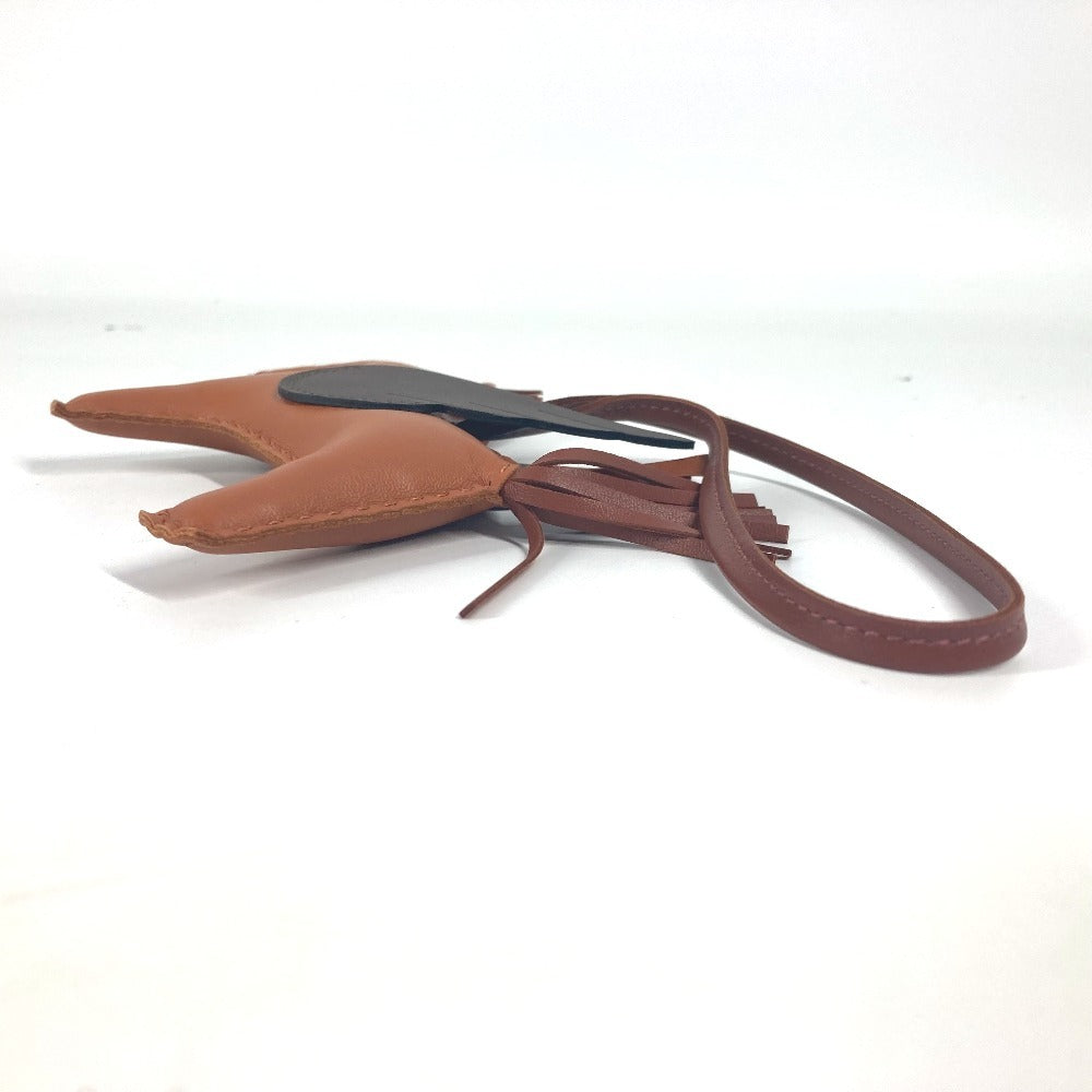 HERMES charm Anyo Miro Brown horse cheval Pegasus MM Pegasus MM
