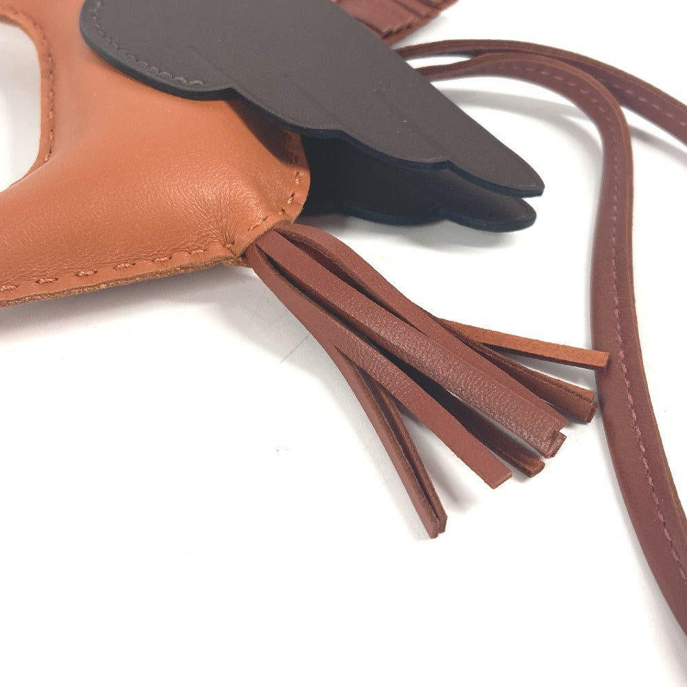 HERMES charm Anyo Miro Brown horse cheval Pegasus MM Pegasus MM