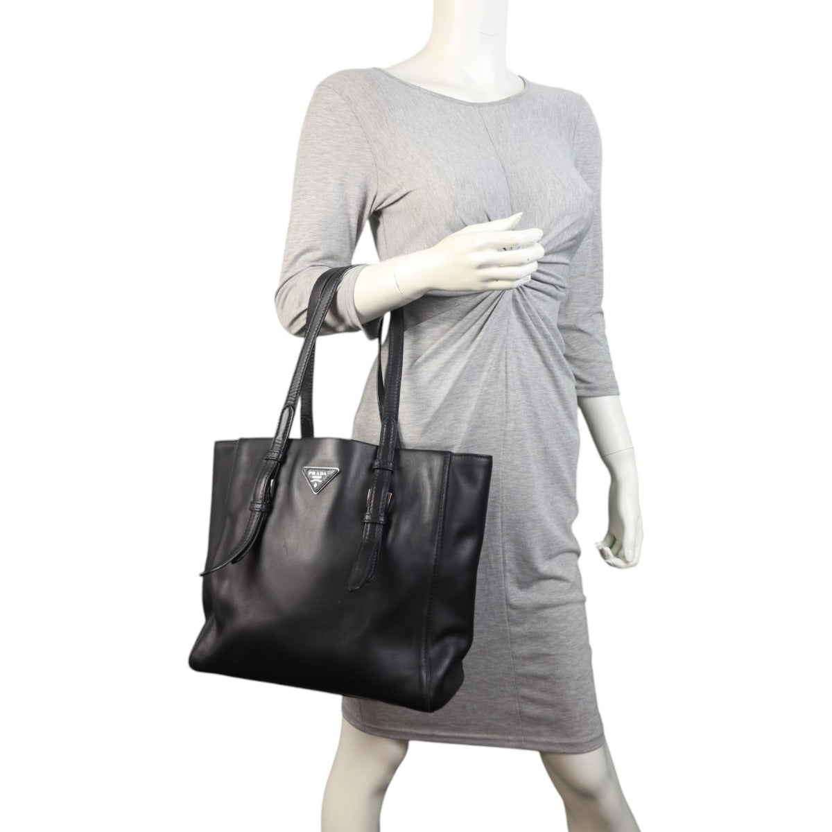 Prada Saddle Stitch City Sport Tote