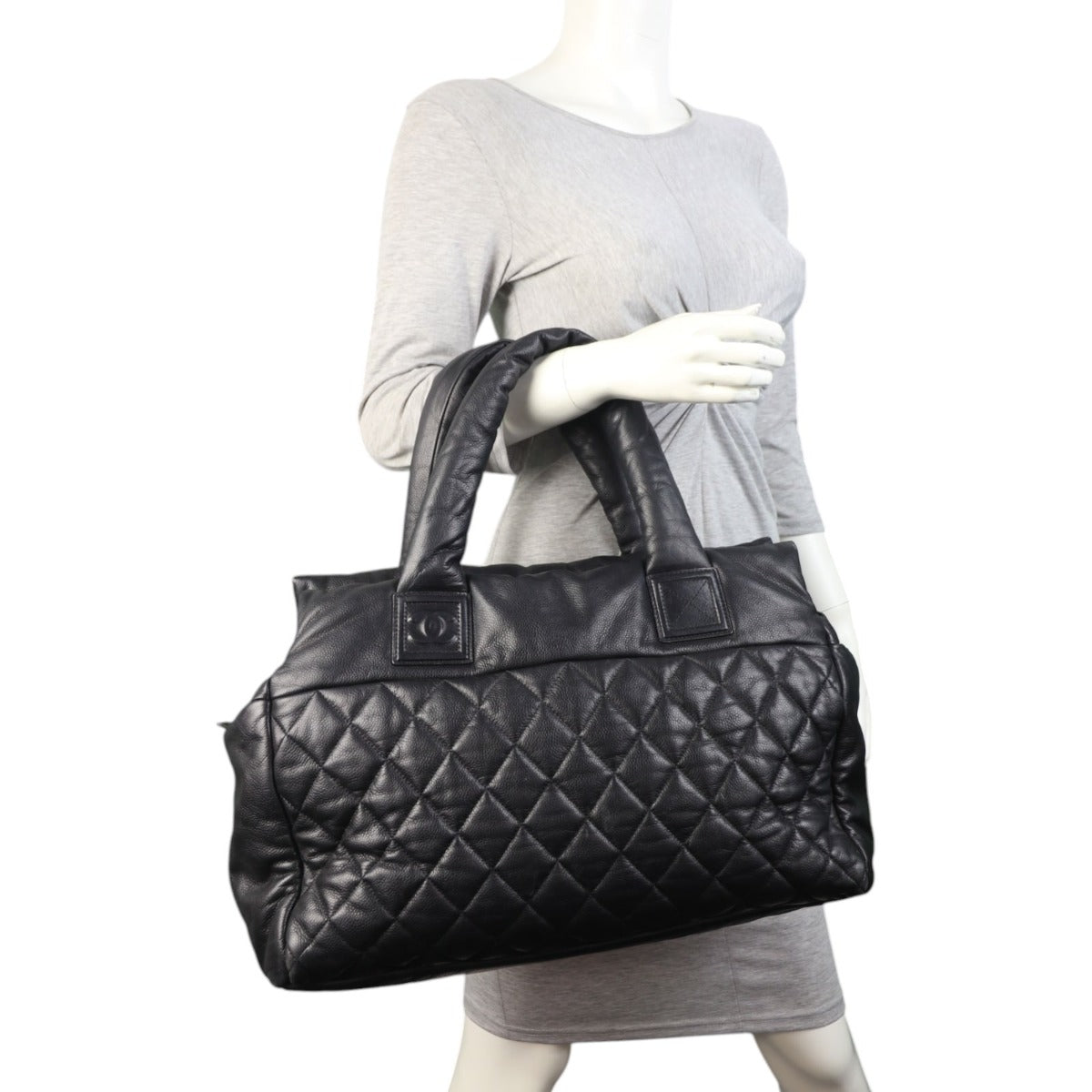 Chanel Coco Cocoon Leather Tote Large