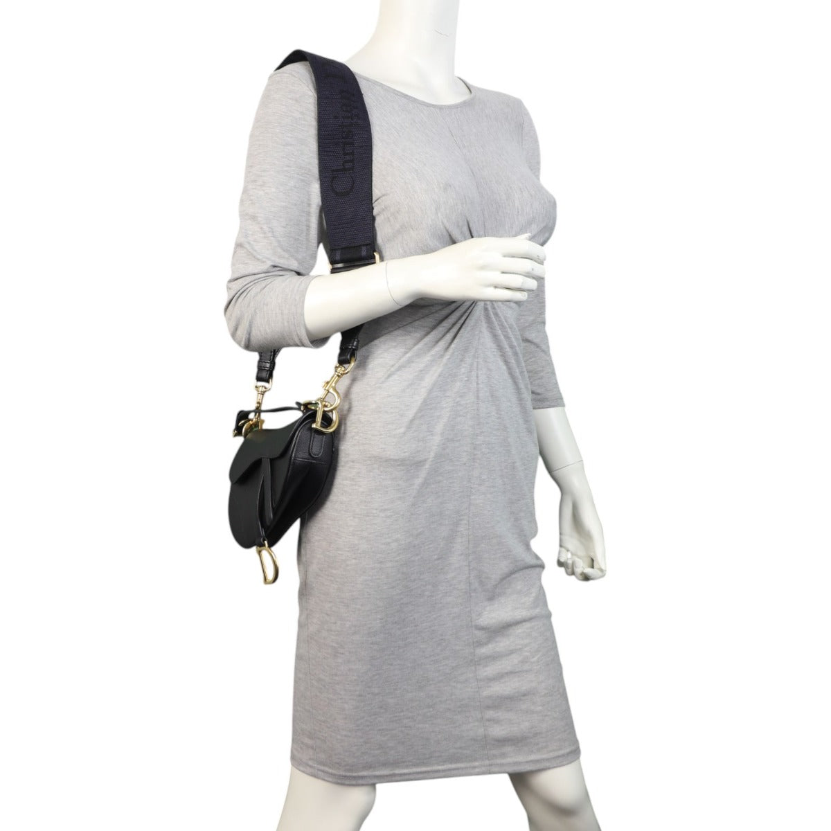 Dior Saddle Bag Mini with Embroidered Strap