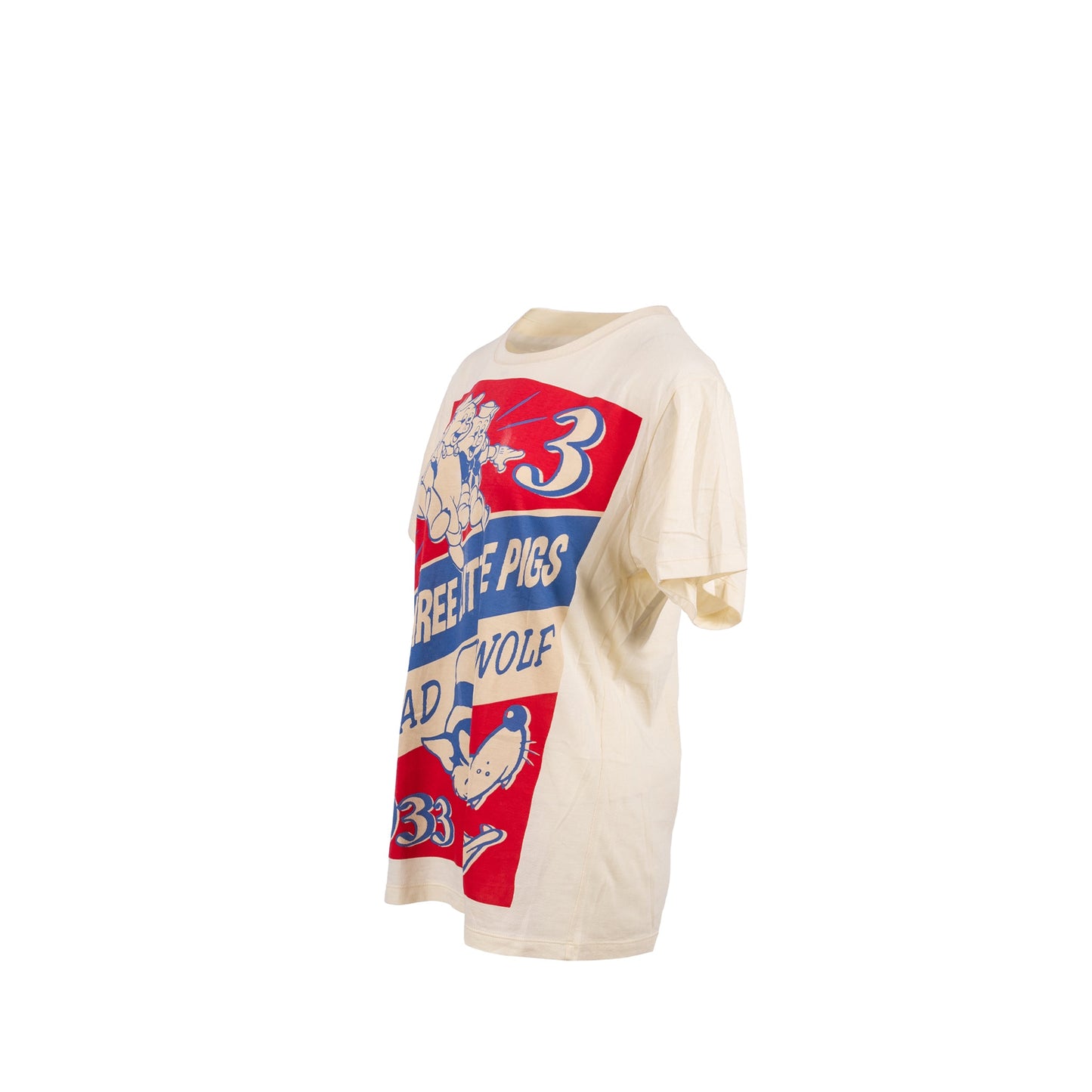 Gucci Size âWhale Three Little Pigsâ Print T-shirt White/Multicolour