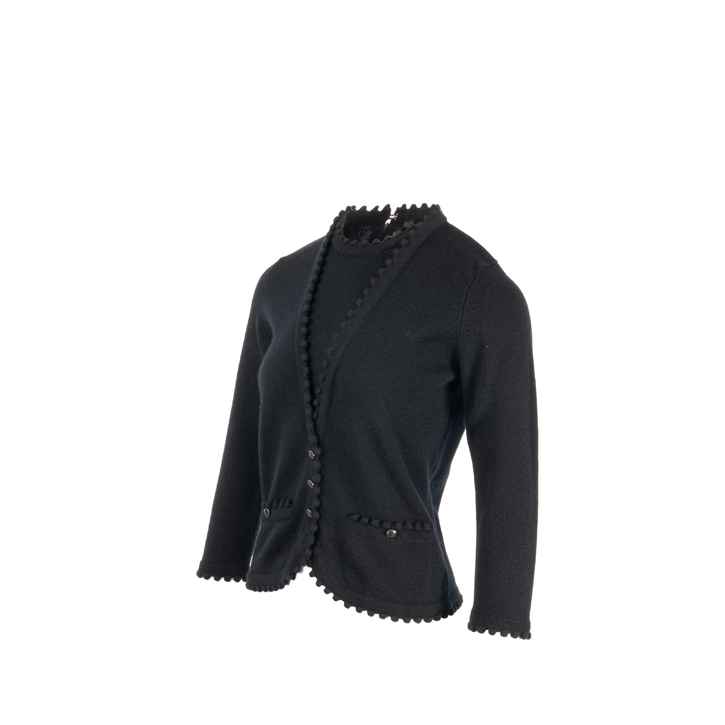 Chanel size 36 cashmere pullover black