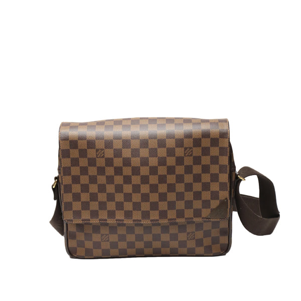 LOUIS VUITTON Shoulder Bag N41149 Damier canvas Brown Crossbody Damier Shelton MM Women