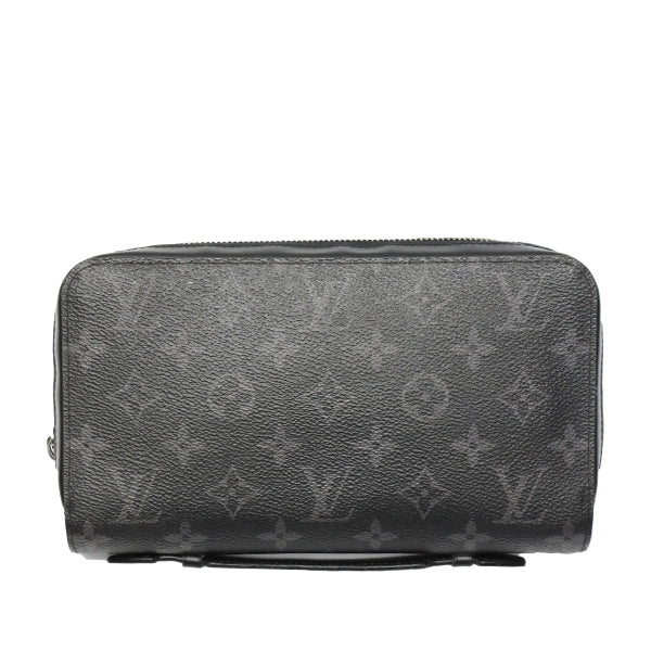LOUIS VUITTON Long Wallet Purse M61698 Monogram canvas Monogram Clutch bag Eclipse Zippy XL mens