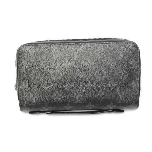 LOUIS VUITTON Long Wallet Purse M61698 Monogram canvas Monogram Clutch bag Eclipse Zippy XL mens