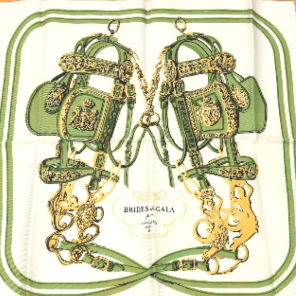 HERMES scarf silk Orange Handkerchief Petit Carre (Carre 45) gourosh silk twill Women