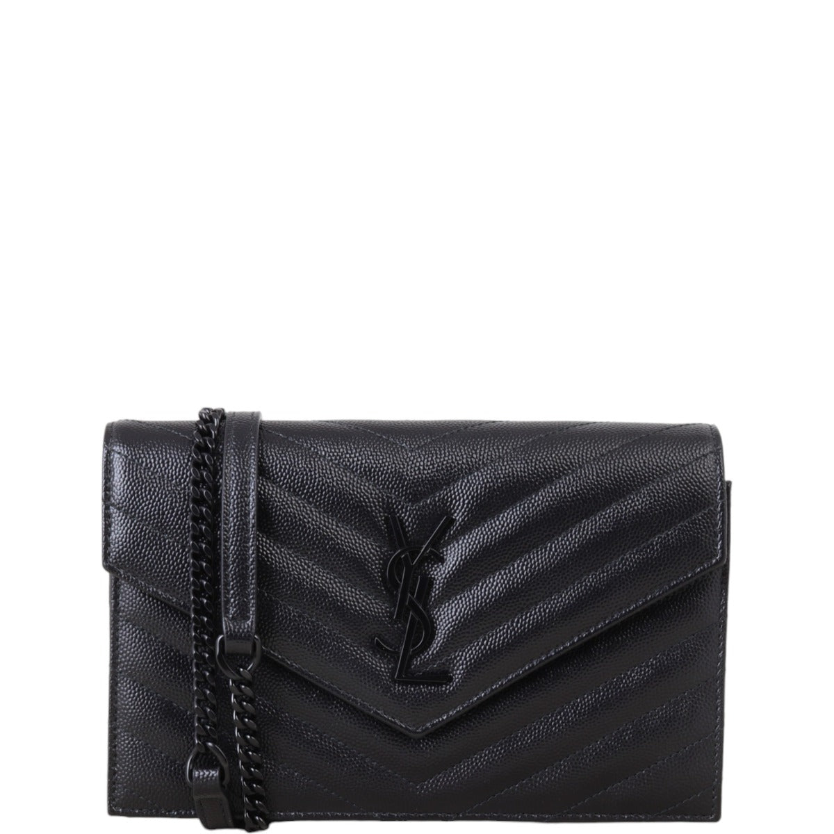 Saint Laurent Cassandre Envelope Chain Wallet