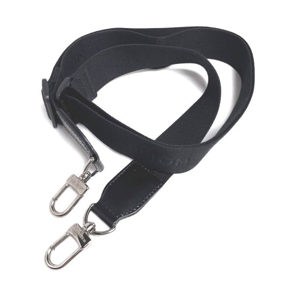 LOUIS VUITTON Shoulder strap N51192 Canvas, Steel black Adjustable For Damier Graphite