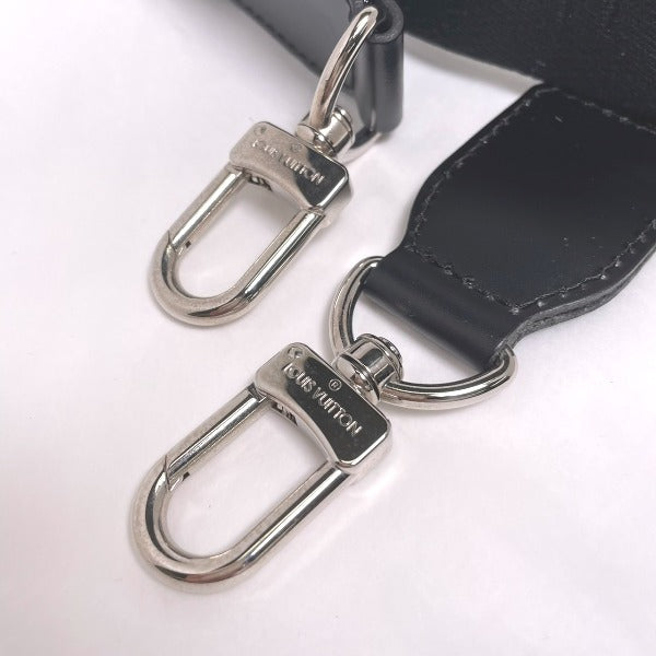 LOUIS VUITTON Shoulder strap N51192 Canvas, Steel black Adjustable For Damier Graphite