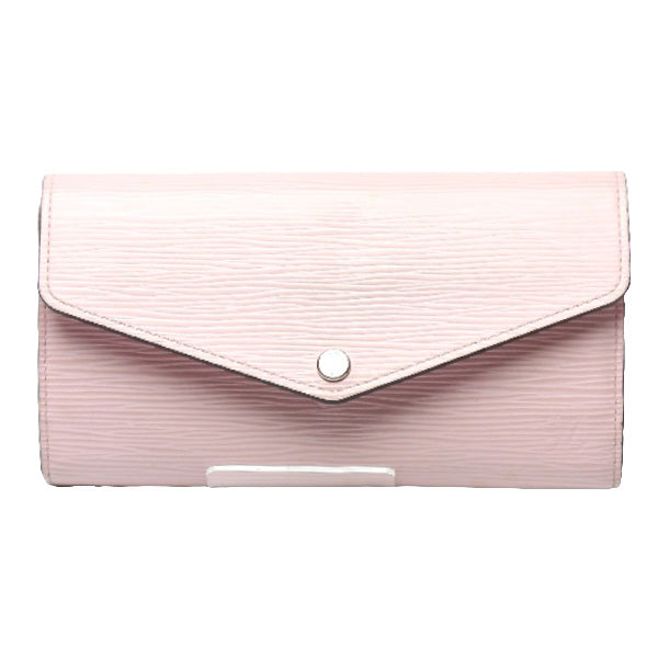 LOUIS VUITTON Long Wallet Purse M61216 Epi Leather Rose valerine Portefeuille Sara Epi With Coin Pocket Women