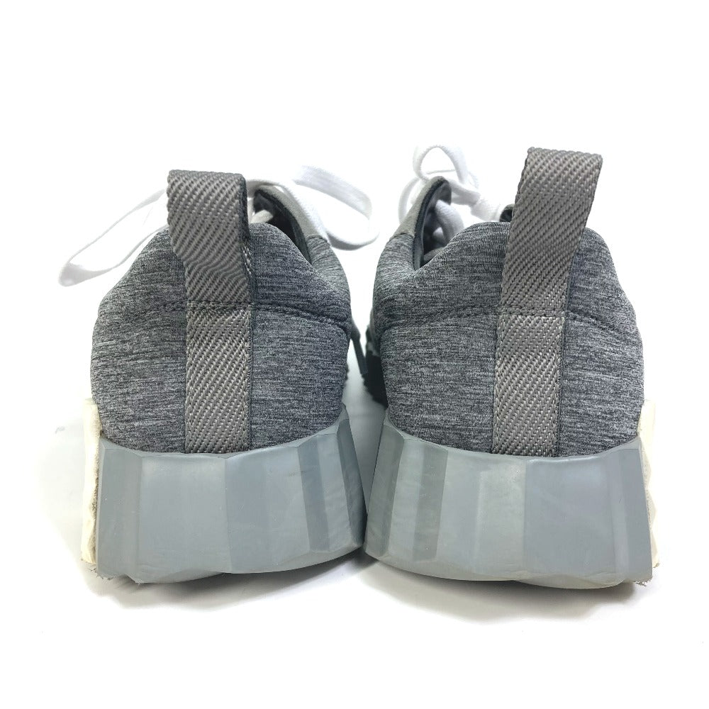 HERMES sneakers Canvas/Suede , Technical Canvas/Suede gray shoes bouncing Women 35 1/2