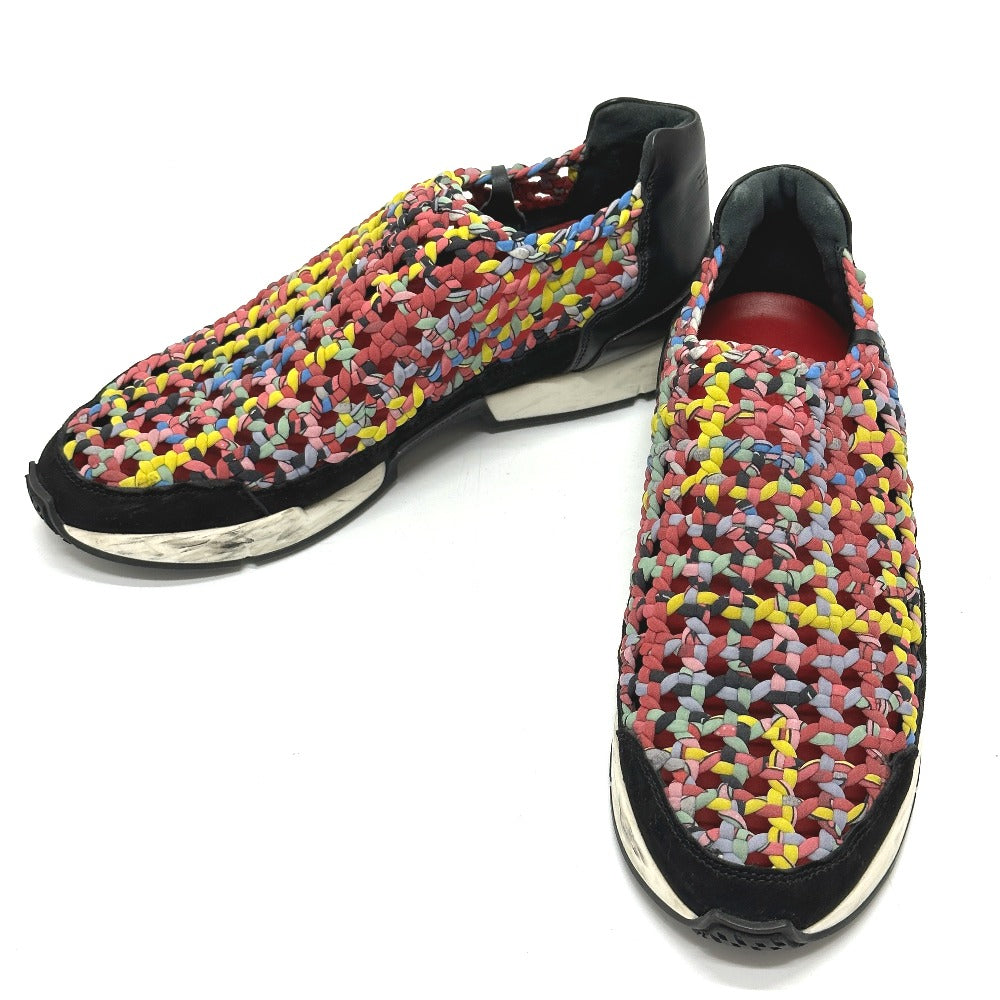 HERMES sneakers leather pink Braid Women 36