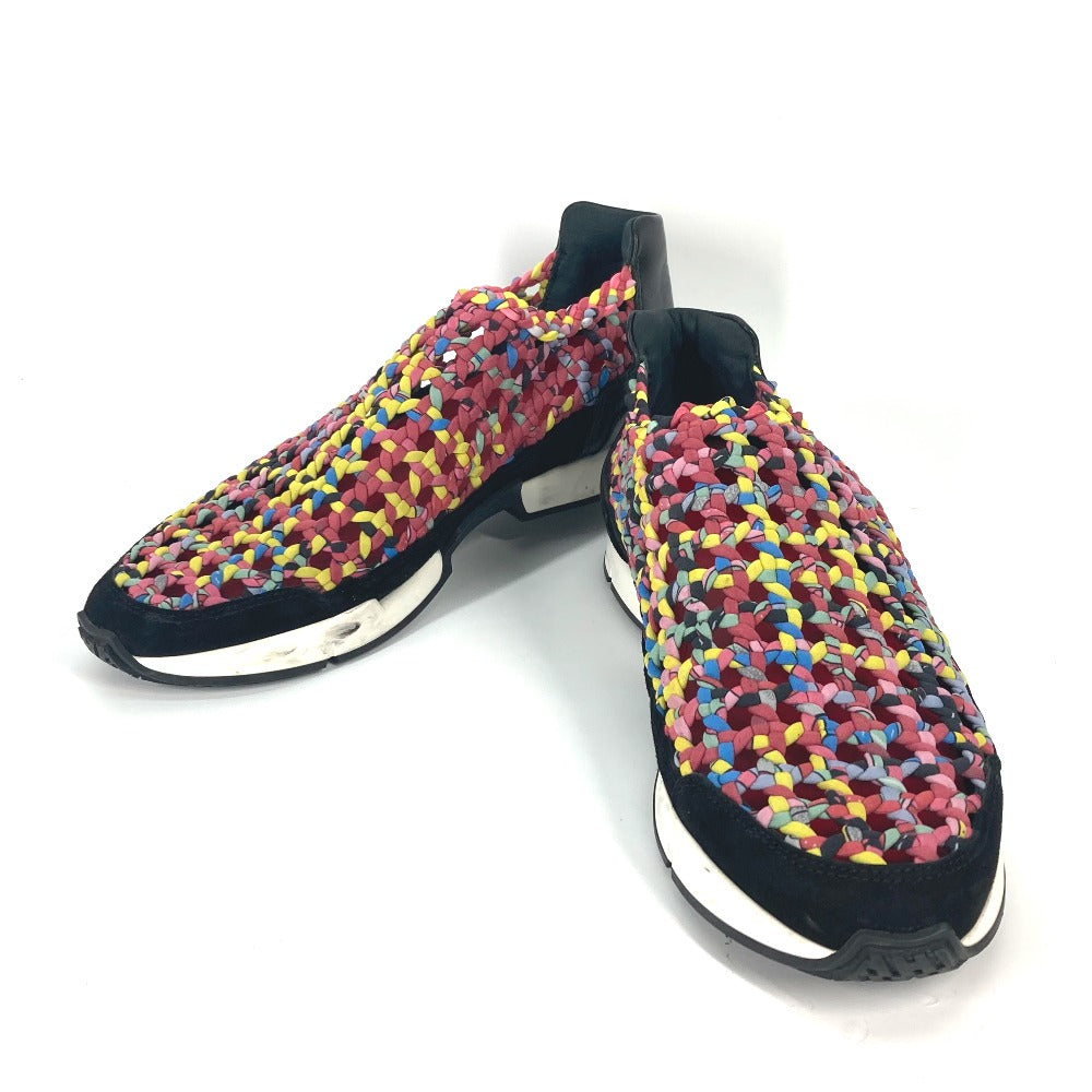 HERMES sneakers leather multicolor Slip-on Women 37
