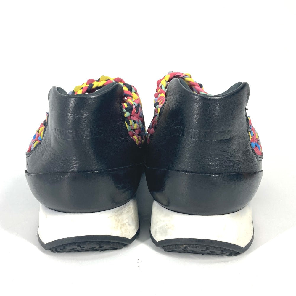 HERMES sneakers leather multicolor Slip-on Women 37