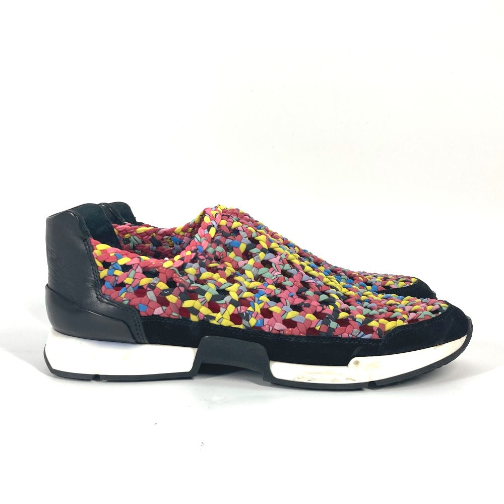 HERMES sneakers leather multicolor Slip-on Women 37