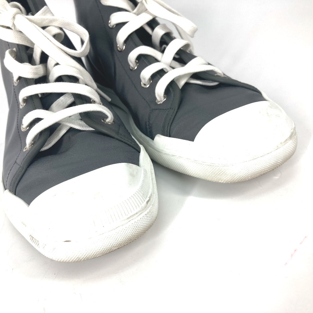 HERMES sneakers Nylon gray laces shoes shoes Express mens 40.5