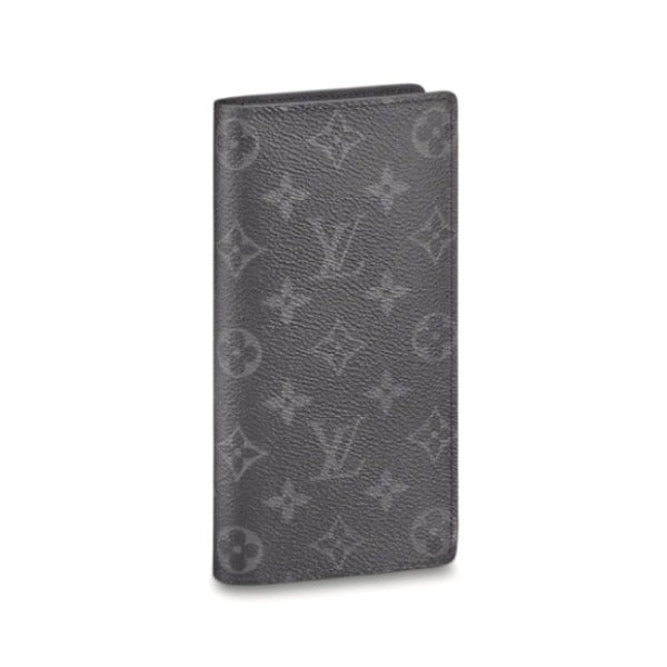 LOUIS VUITTON Long Wallet Purse M61697 Monogram canvas gray Bifold Wallet Eclipse Portefeuille Blaza mens