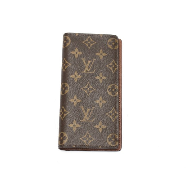 LOUIS VUITTON Long Wallet Purse M66540 Monogram canvas Brown Long Wallet Purse Monogram Portefeuille Blaza unisex(Unisex)
