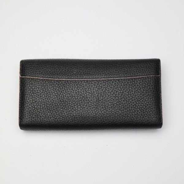 LOUIS VUITTON Long Wallet Purse M67663 Taurillon Clemence black Bifold Walletlong wallet Taurillon Clemence Portefeuille Capsine Women