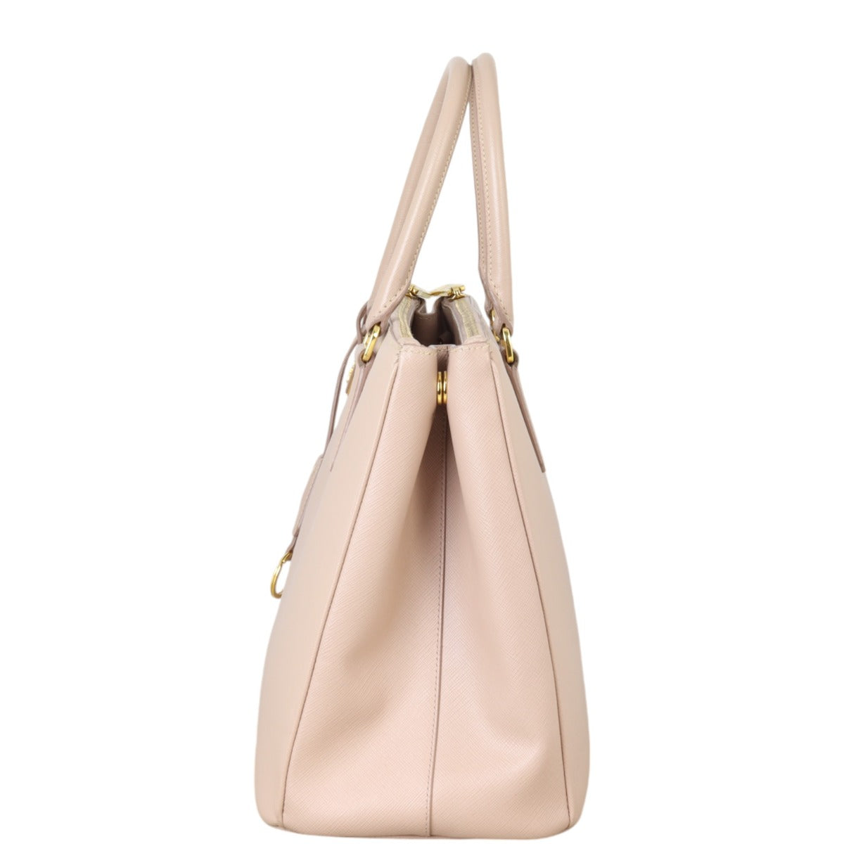 Prada Saffiano Lux Galleria Double Zip Tote Medium