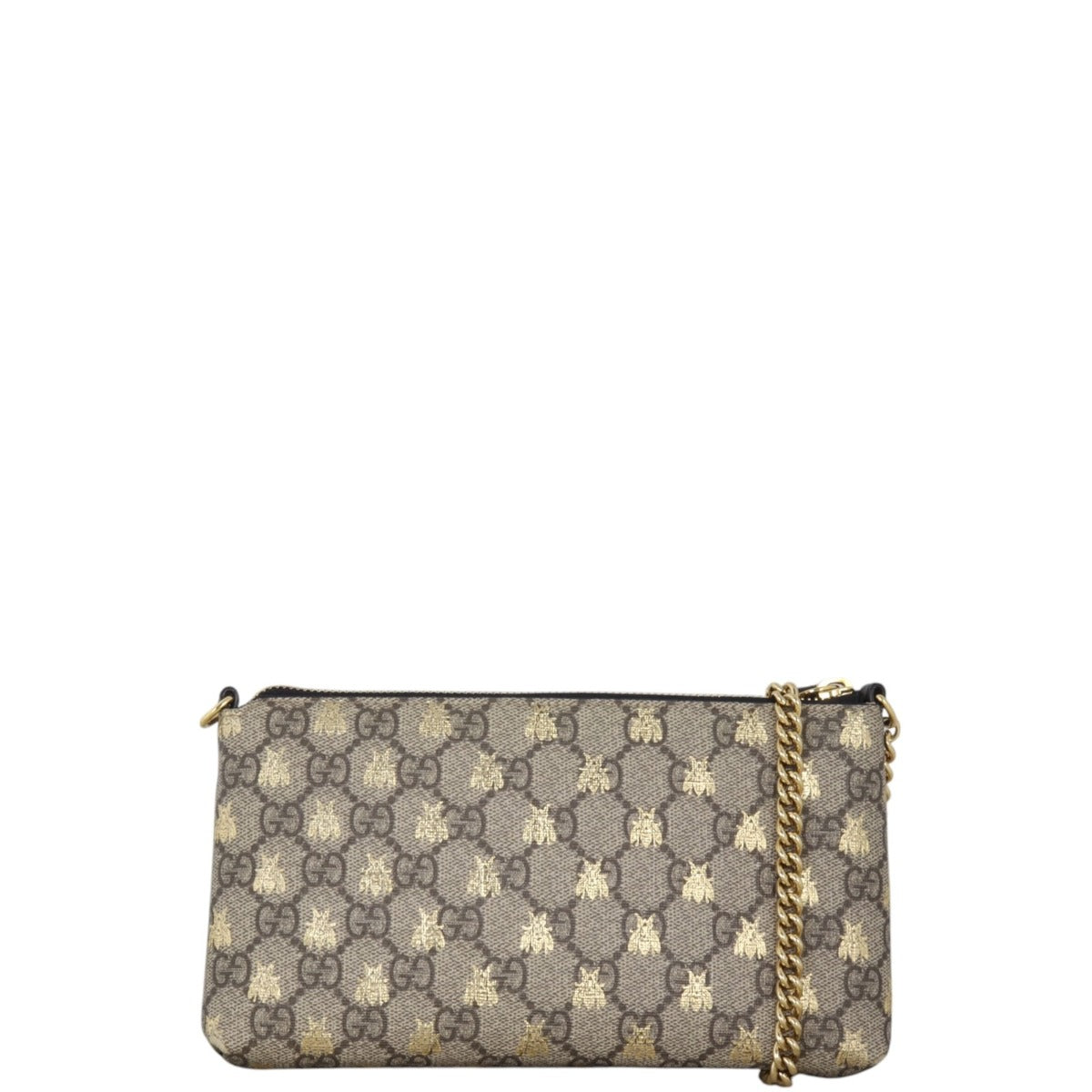 Gucci GG Supreme Monogram Bees Chain Pouch