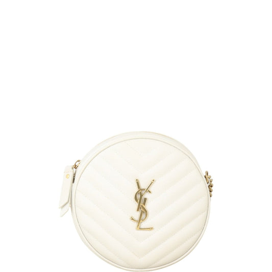 Saint Laurent Vinyle Round Camera Bag