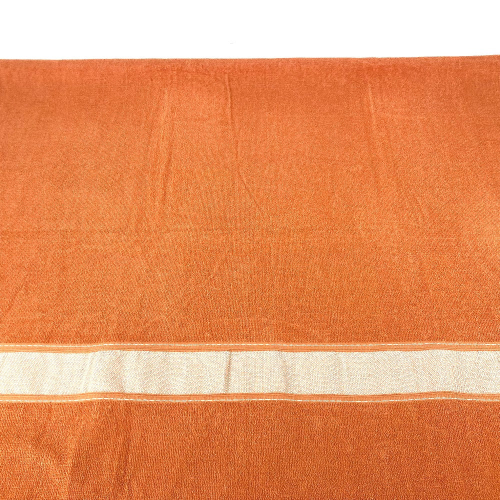 HERMES towel cotton Orange Bath towel Interior Throw Blanket Yachting logo Women