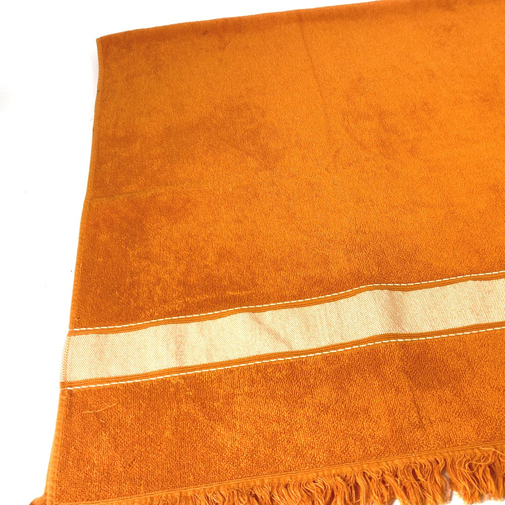 HERMES towel cotton Orange Bath towel Interior Throw Blanket Yachting beach towel logo Women