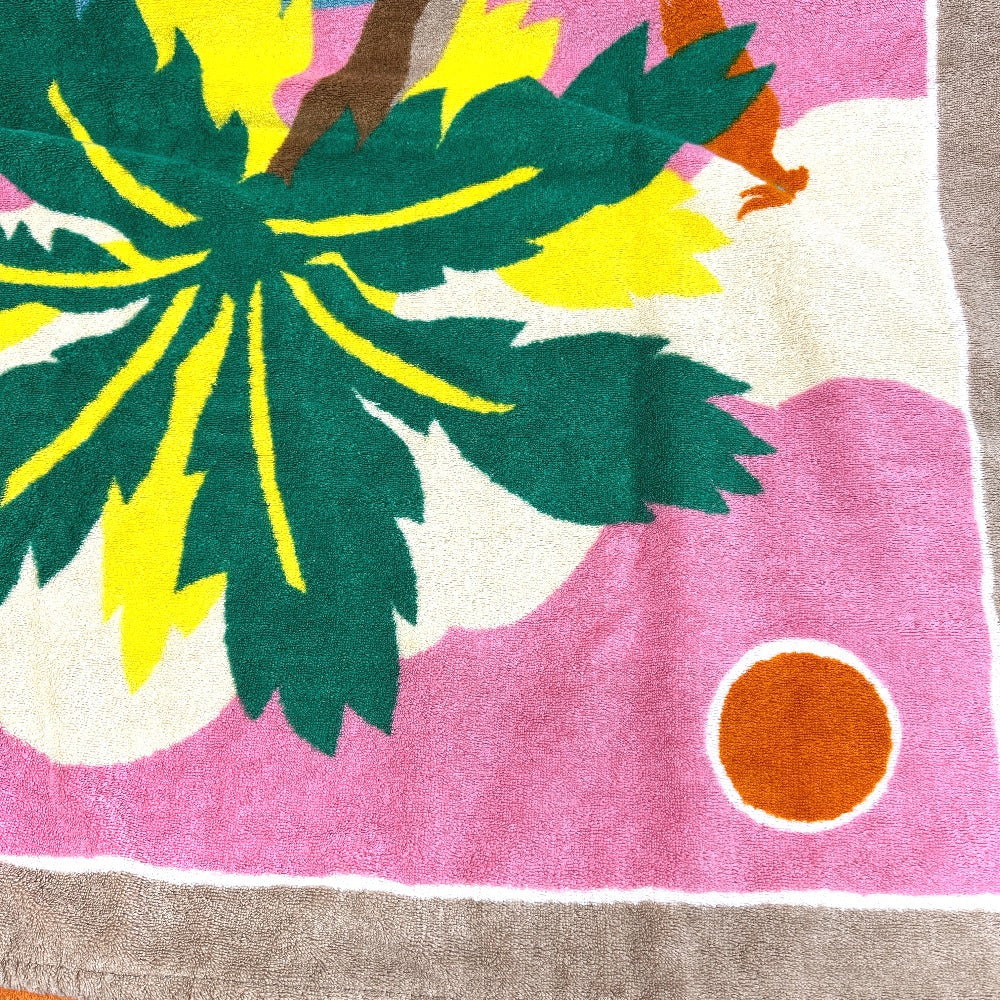 HERMES towel cotton multicolor Tropico