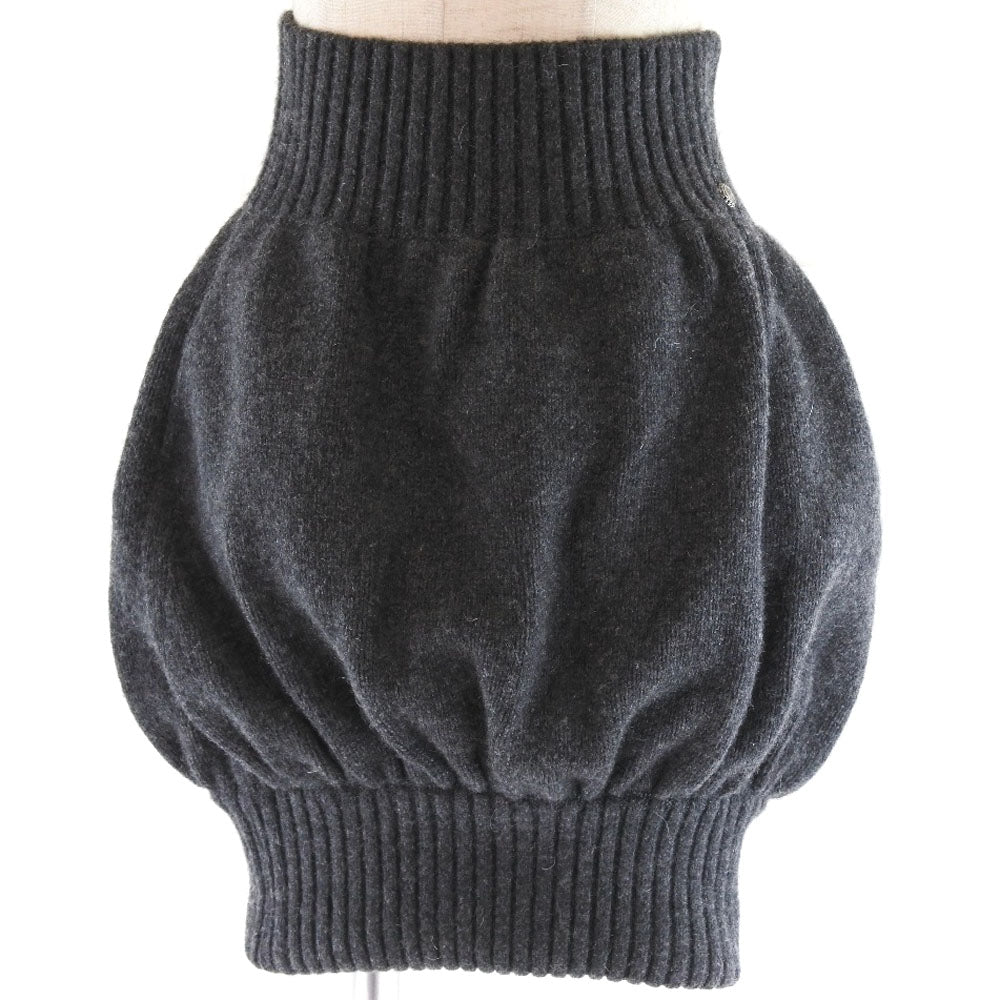 CHANEL skirt P33485K00877 cashmere gray Women 38