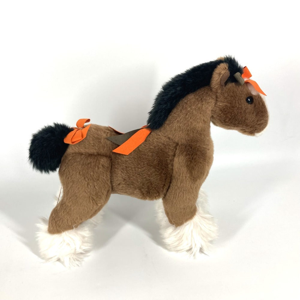 HERMES Plush Doll acrylic Brown Elmy MM unisex(Unisex)