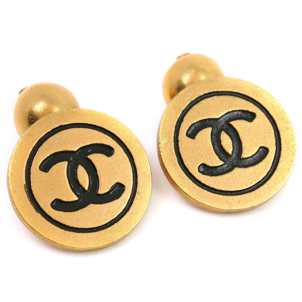 CHANEL cuffs Plated Gold gold COCO Mark mens