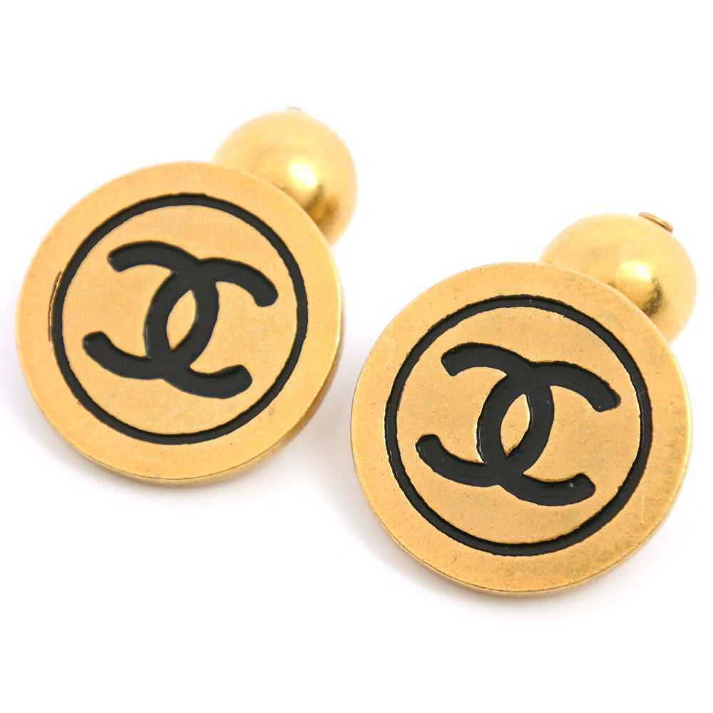 CHANEL cuffs Plated Gold gold COCO Mark mens