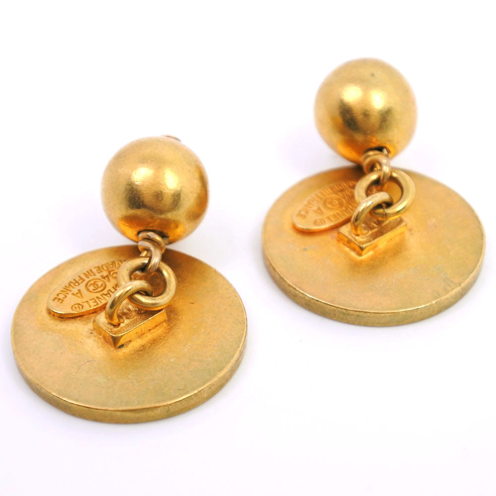 CHANEL cuffs Plated Gold gold COCO Mark mens