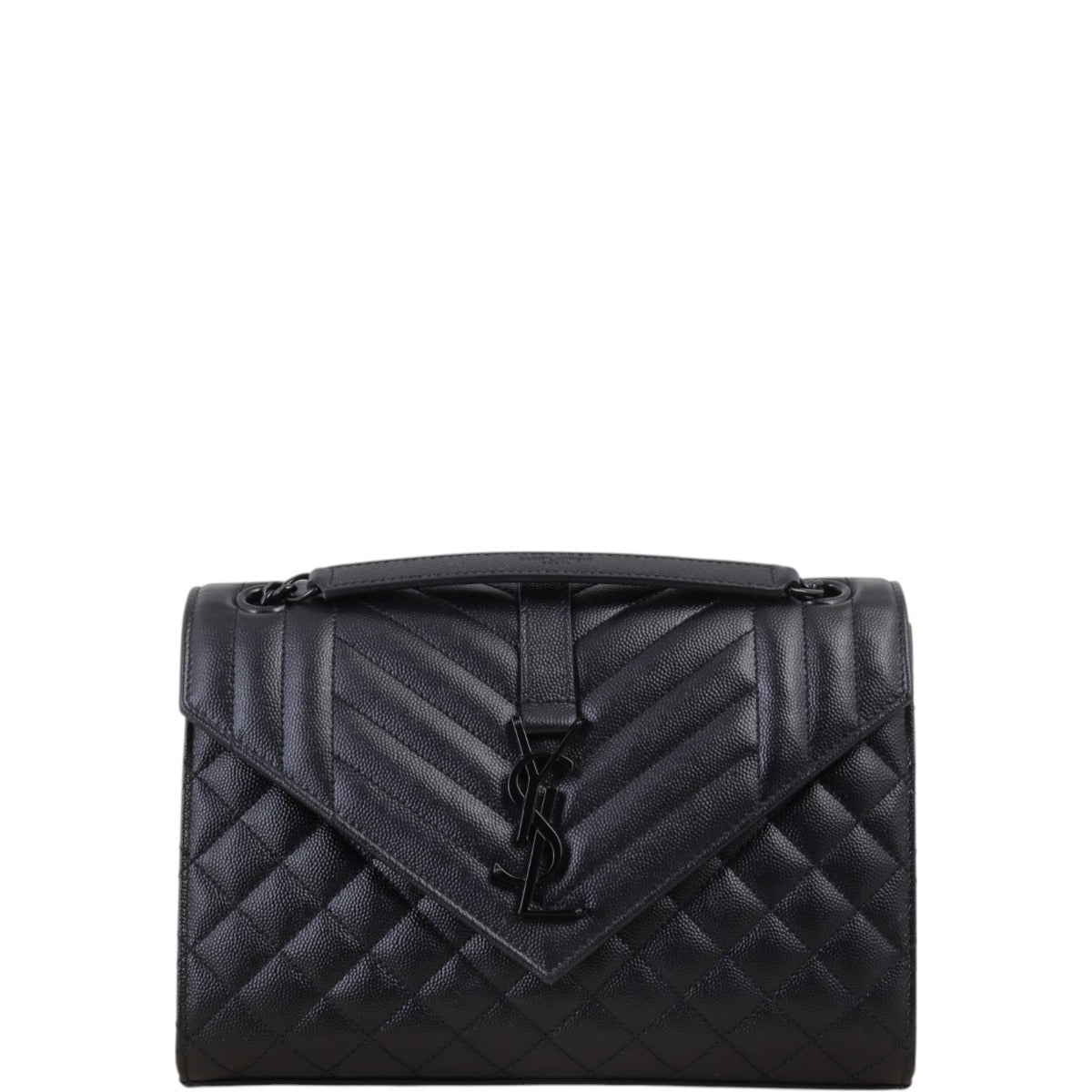 Saint Laurent Monogram Mix Matelasse Envelope Chain Bag Medium
