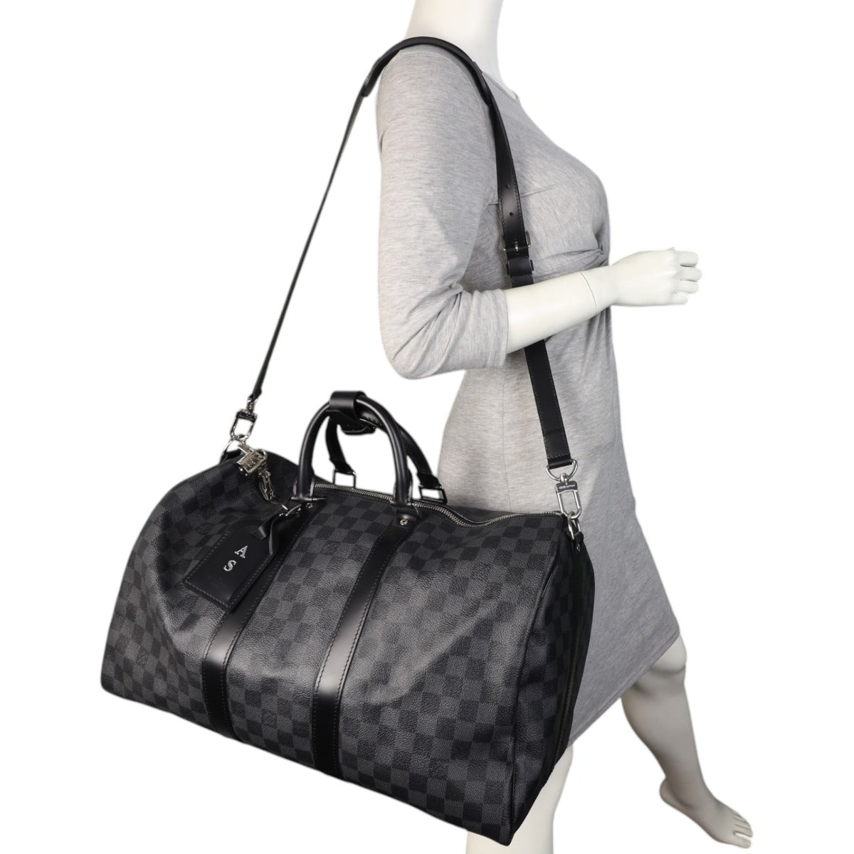 Louis Vuitton Keepall 45 Bandouliere Damier Graphite