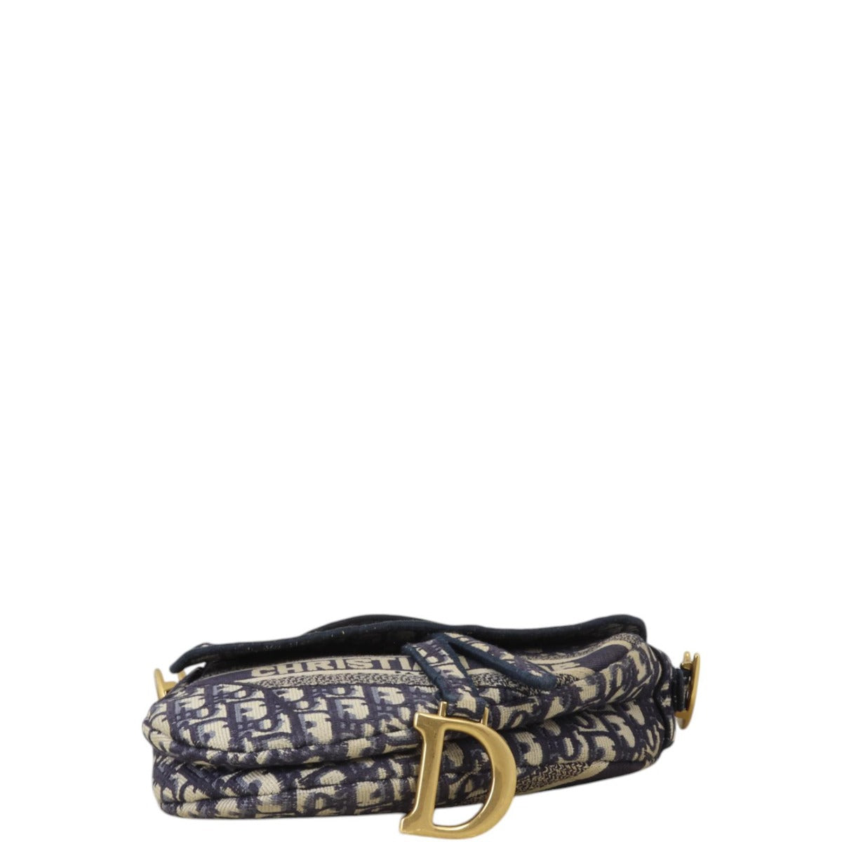 Dior Saddle Bag Oblique with Embroidered Strap