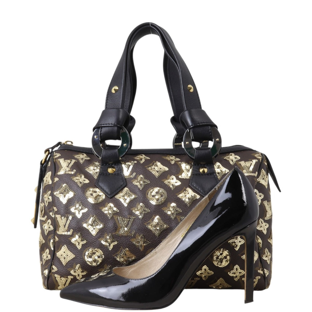 Louis Vuitton Speedy 28 Monogram Eclipse Sequins