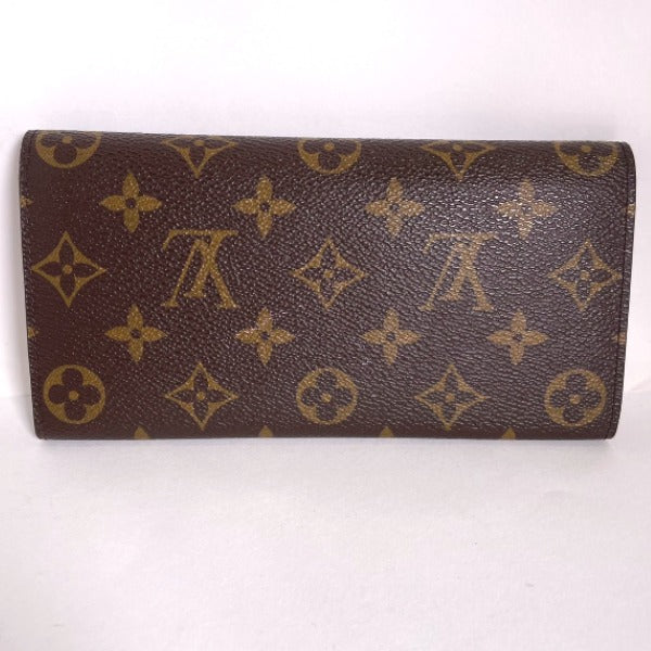 LOUIS VUITTON Long Wallet Purse M60697 Monogram canvas Brown Fuchsia Monogram Portefeuille Emily Women